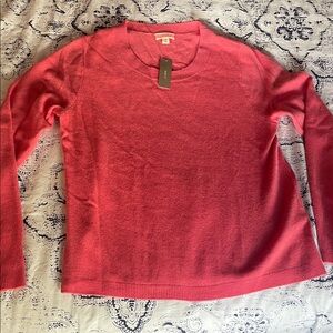 Pretty pink JCrew cashmere sweater - NWT - Medium